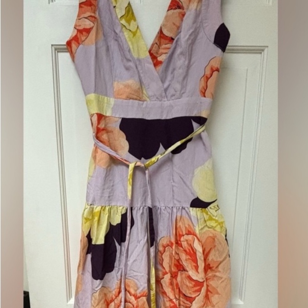 Floral V-Neck Dress